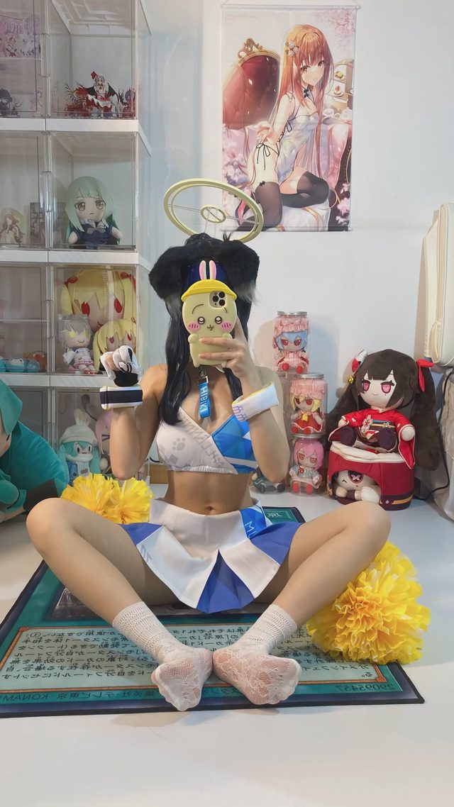 白栎Shirly 碧蓝档案 猫冢响 应援团第 9 张图片