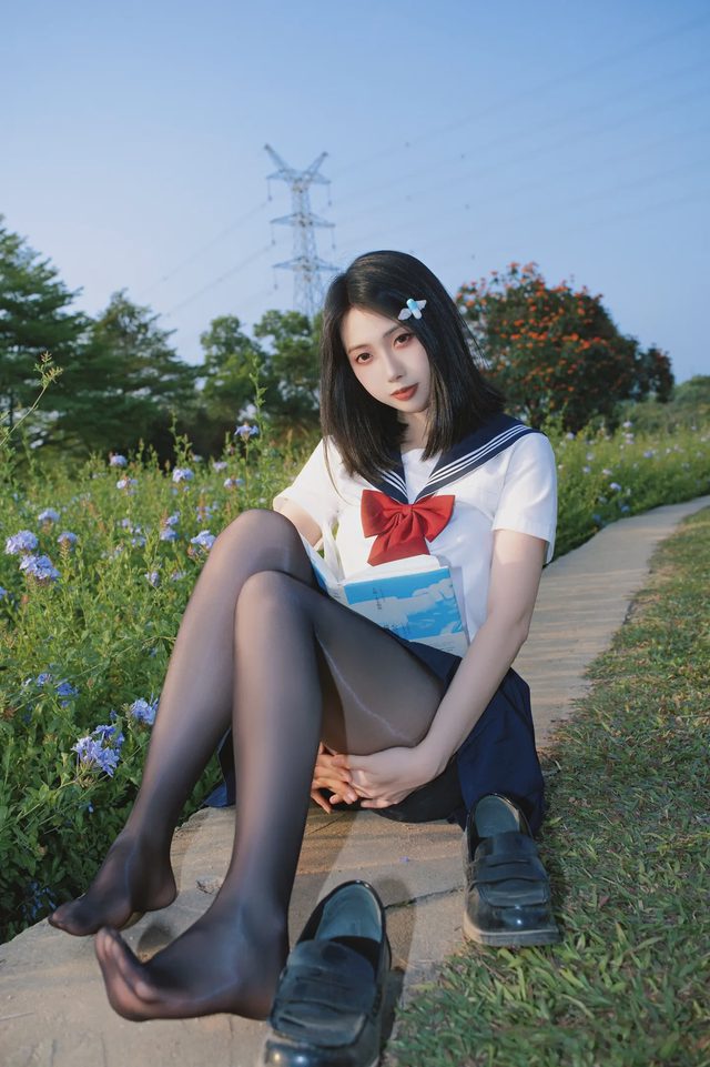 七只红豆 蓝花JK第 25 张图片