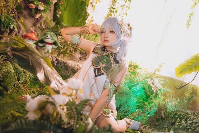 怪兽要努力变强 《原神》纳西妲cosplay第 3 张图片