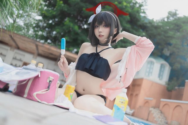 纸悦Etsuko 碧蓝档案 水真白第 7 张图片