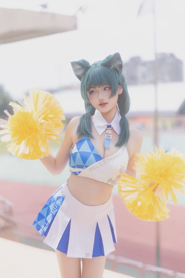 XIAOYUKIKO 小鱼 Cheerleader Maomao第 17 张图片