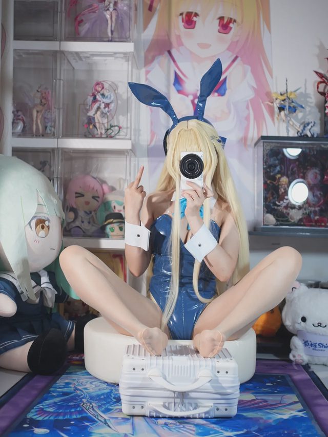 白栎Shirly 碧蓝档案 飞鸟马时 兔女郎第 14 张图片