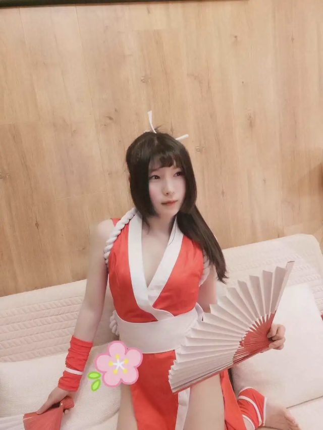 小鱼干 不知火舞cosplay第 3 张图片