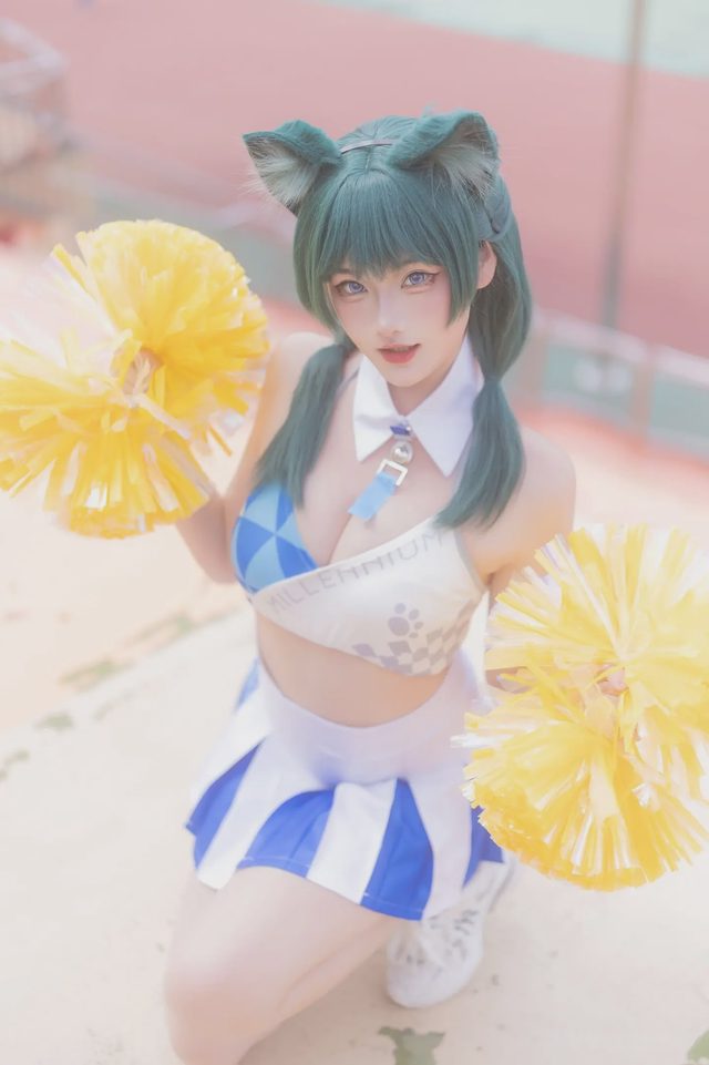 XIAOYUKIKO 小鱼 Cheerleader Maomao第 14 张图片