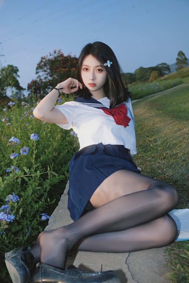 七只红豆 蓝花JK第 29 张图片