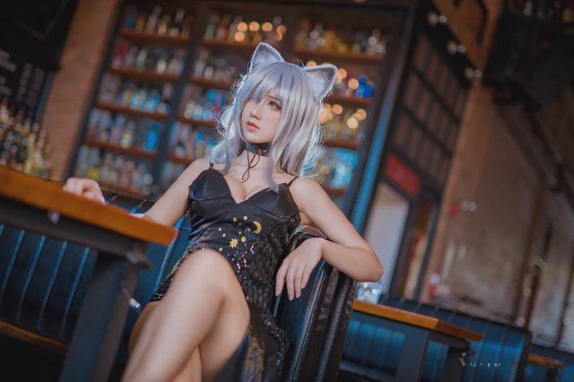 九曲Jean 明日方舟 黑 周年礼服第 3 张图片