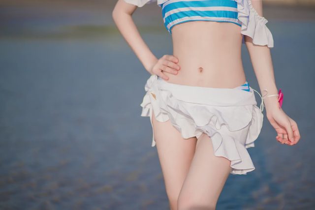baka小伊 阿福泳装cosplay第 6 张图片
