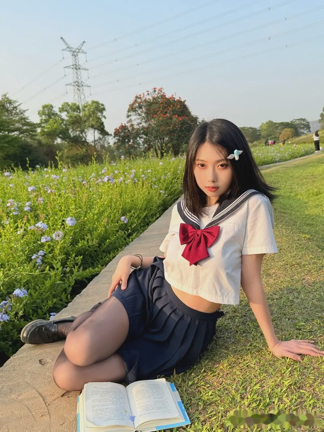 七只红豆 蓝花JK第 36 张图片