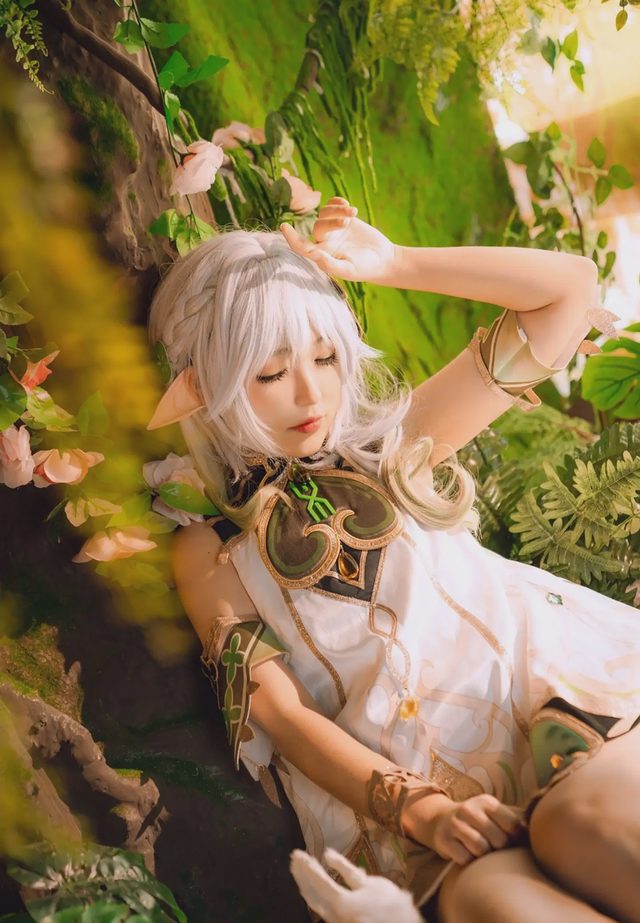 怪兽要努力变强 《原神》纳西妲cosplay第 8 张图片