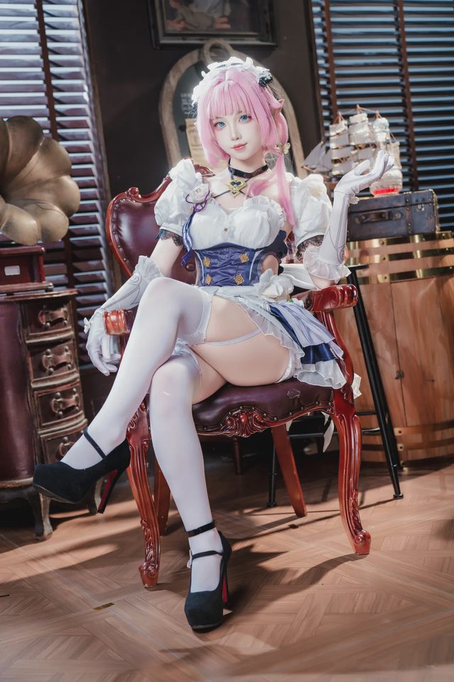 狐玖玖 崩坏三 爱莉希雅 女仆第 4 张图片