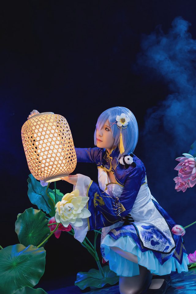 溟莜 蕾姆 小荷月色 cos第 6 张图片