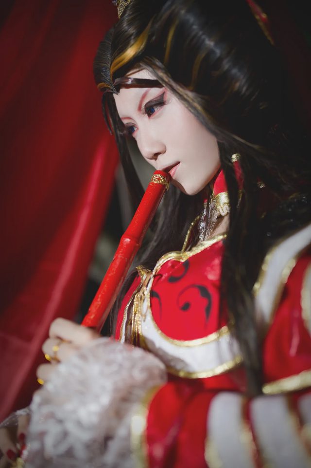陌_墨心莲 霹雳布袋戏 骨箫范凄凉 Cosplay第 13 张图片