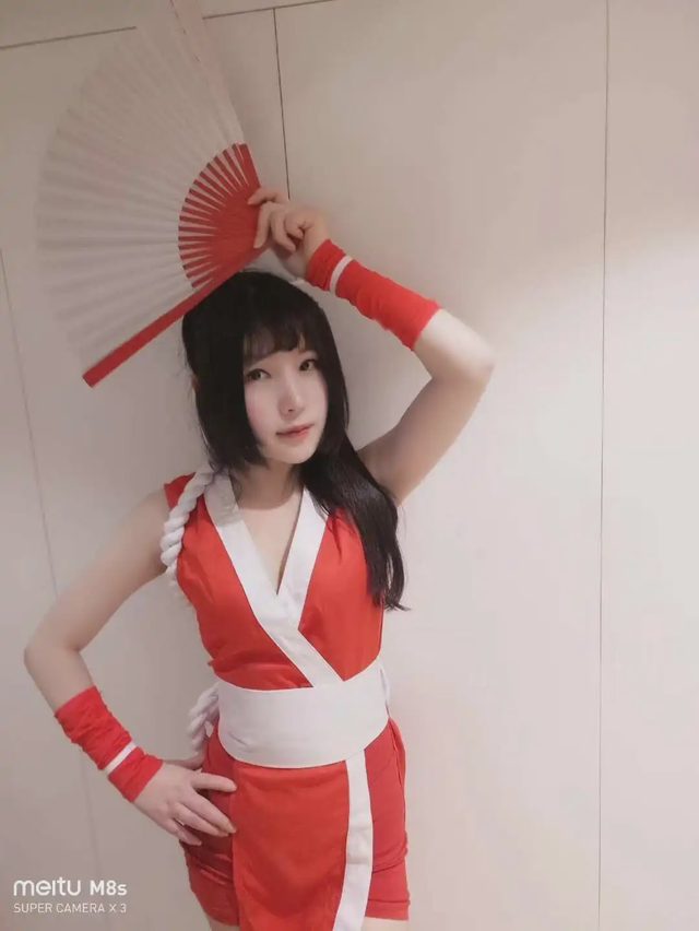 小鱼干 不知火舞cosplay第 5 张图片