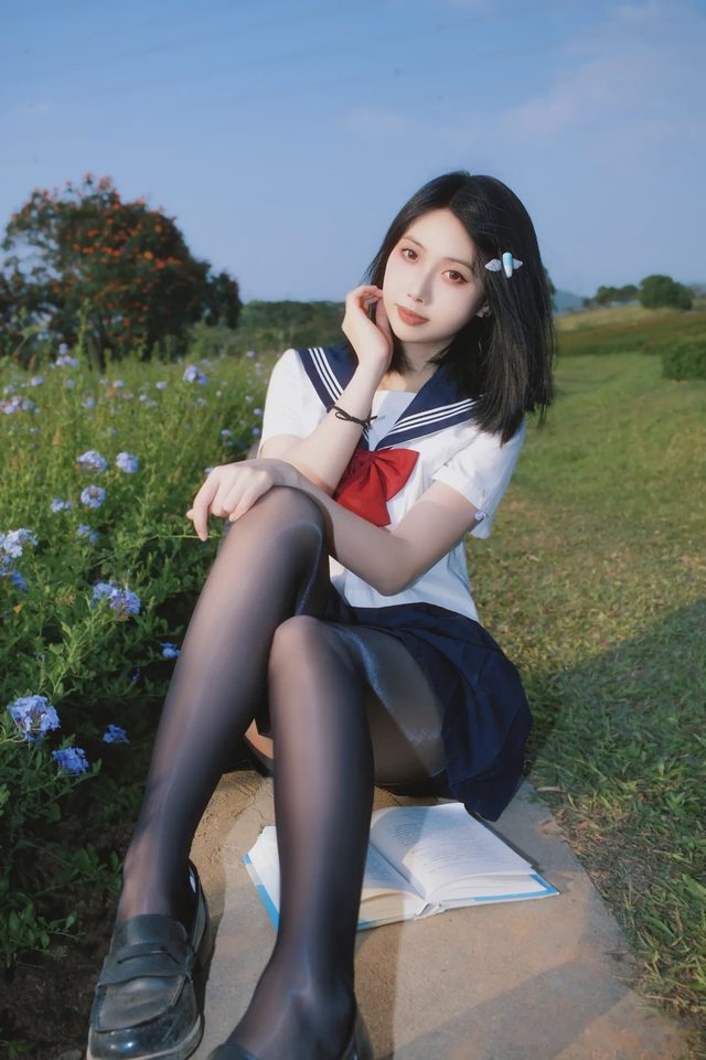 七只红豆 蓝花JK第 11 张图片