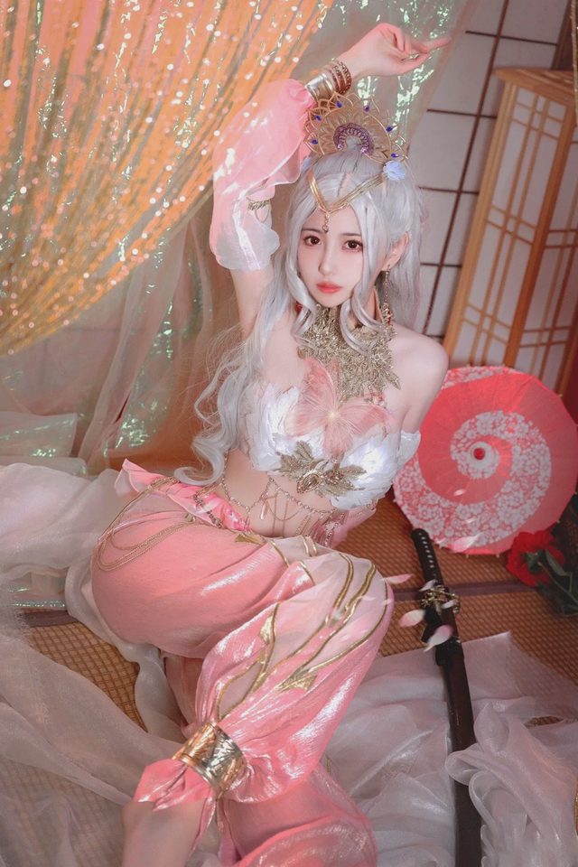 言忆iya 永劫无迦南浣烟纱cosplay第 2 张图片