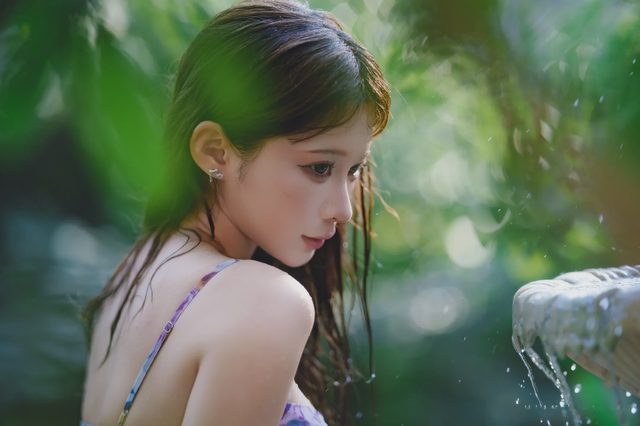 蠢沫沫 水池碎花裙第 21 张图片