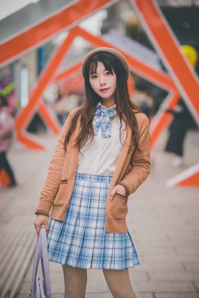 嘉霁，夜狸 JK私影第 15 张图片