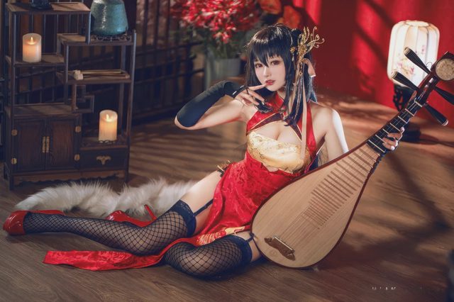 羽生三未 碧蓝航线 大凤 旗袍第 7 张图片