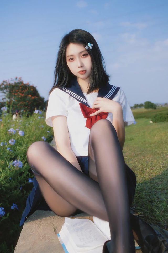 七只红豆 蓝花JK第 14 张图片
