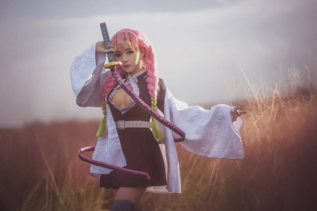 旺财大仙EX 鬼灭之刃 甘露寺蜜璃cosplay第 6 张图片