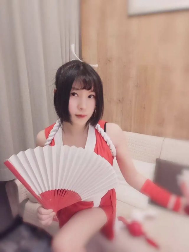 小鱼干 不知火舞cosplay第 4 张图片