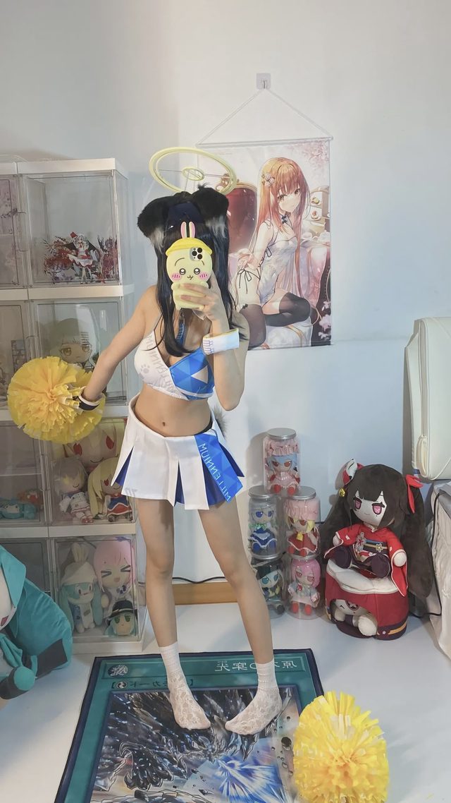 白栎Shirly 碧蓝档案 猫冢响 应援团第 34 张图片