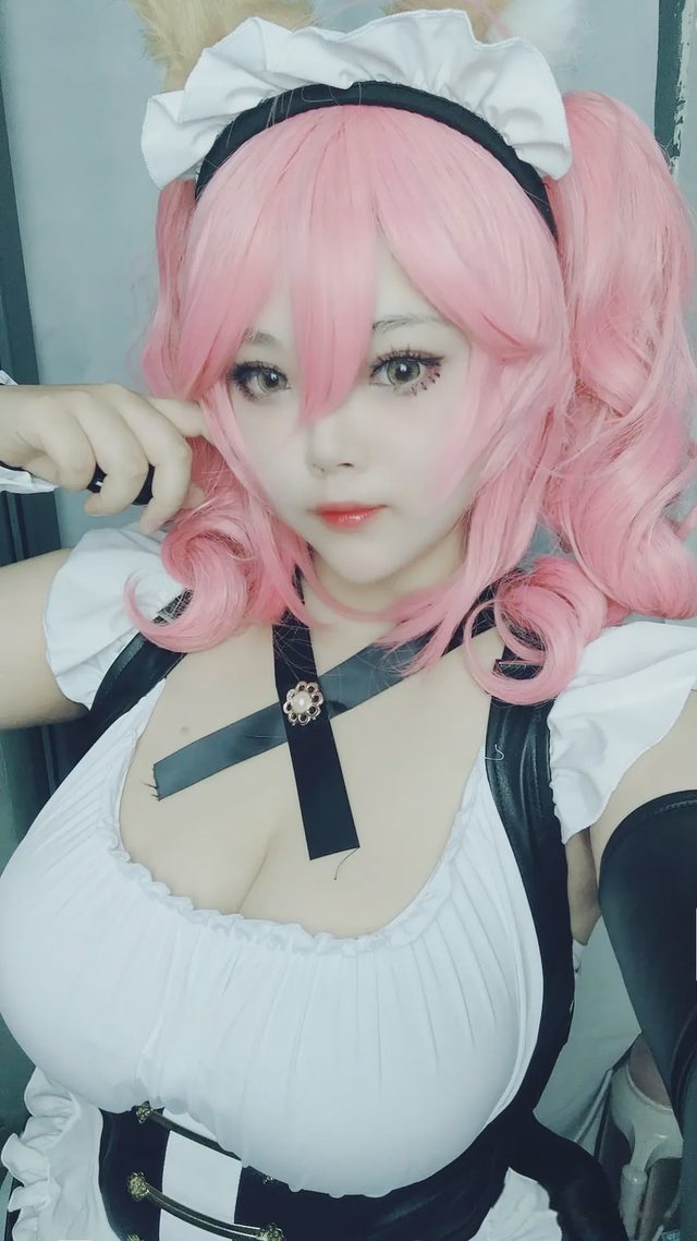 茶杯不泡tea 玉藻前女仆装第 1 张图片