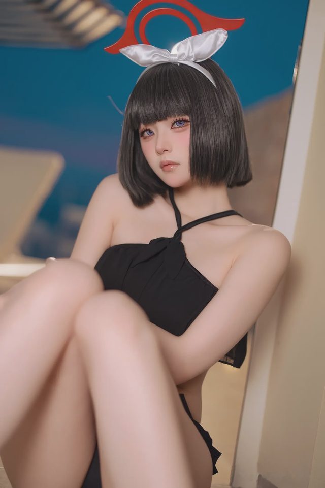屿鱼 碧蓝档案 静山真白 泳装第 21 张图片