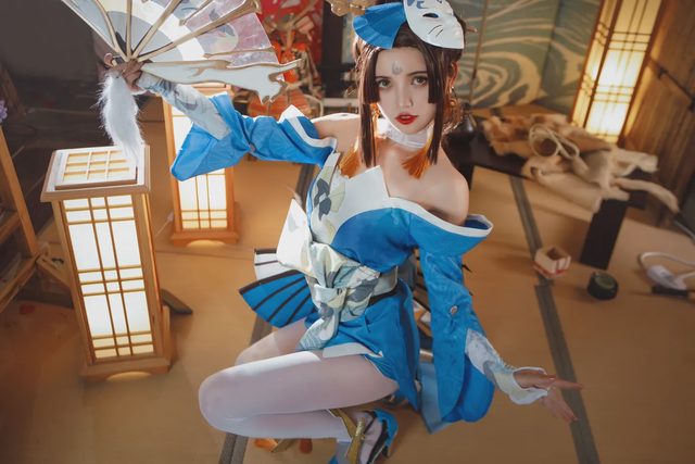 阿柒 王者荣耀不知火舞魅语cosplay第 3 张图片
