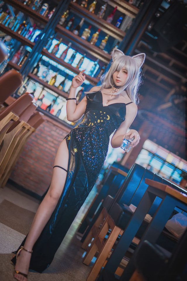 九曲Jean 明日方舟 黑 周年礼服第 5 张图片