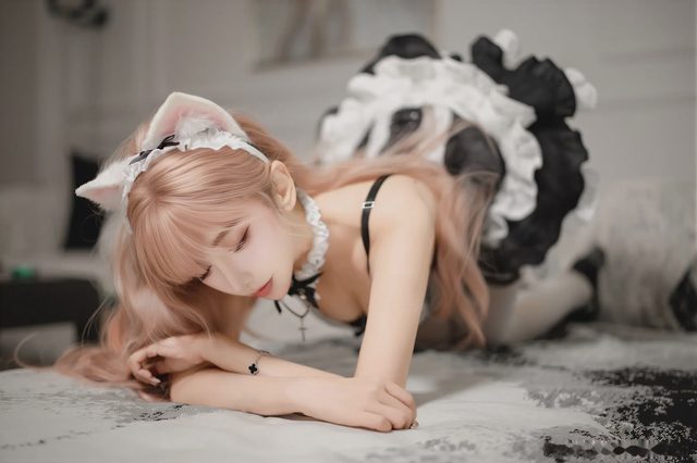 过期米线线喵 小猫女仆第 46 张图片