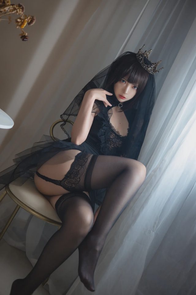 疯猫ss 黑色婚纱第 18 张图片