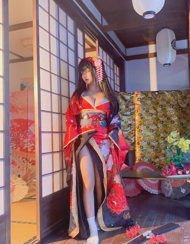 狂三和服 cos第 3 张图片