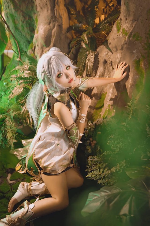 怪兽要努力变强 《原神》纳西妲cosplay第 10 张图片