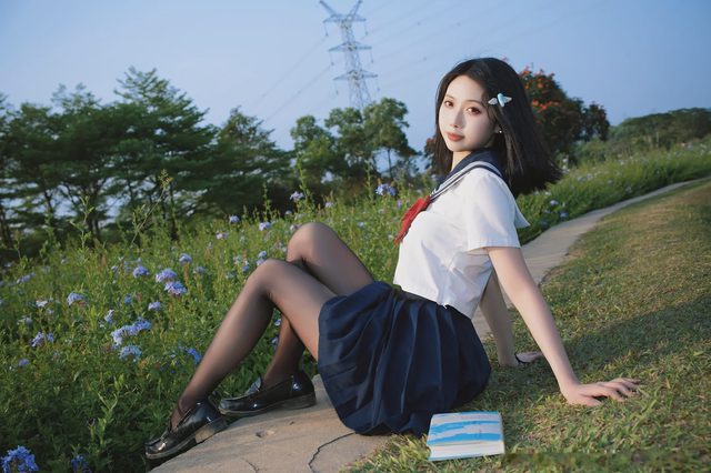 七只红豆 蓝花JK第 19 张图片