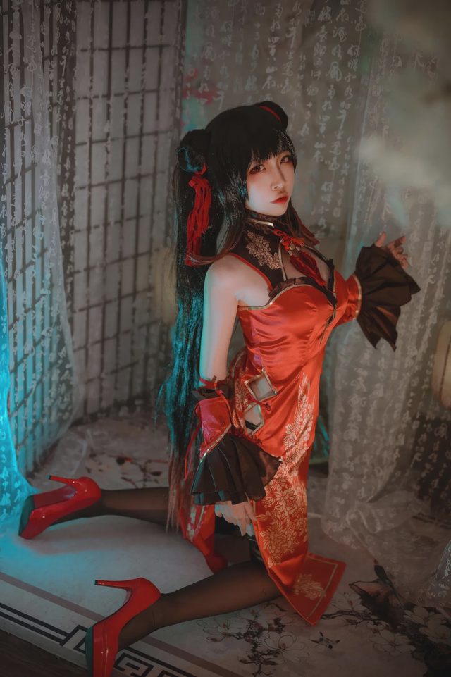 二佐Nisa 约会大作战 时崎狂三 新春旗袍第 13 张图片