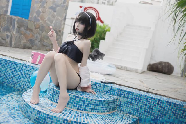 纸悦Etsuko 碧蓝档案 水真白第 17 张图片