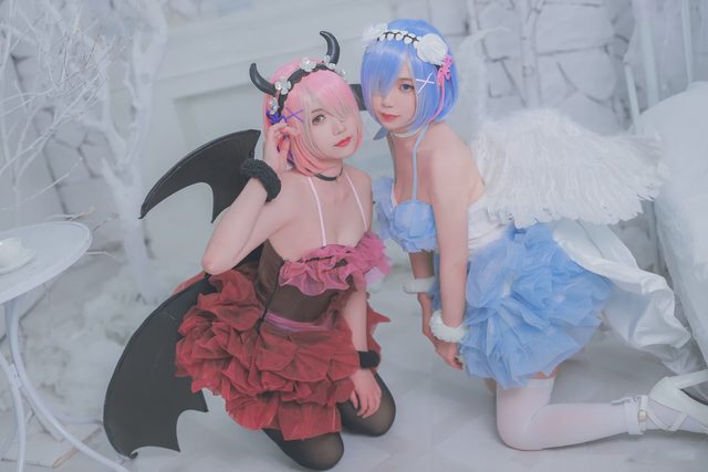 一只郁_可爱_凛 拉姆蕾姆cosplay第 4 张图片