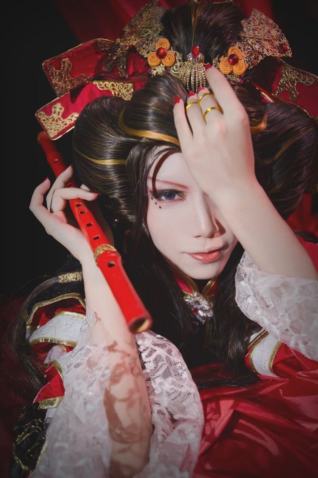 陌_墨心莲 霹雳布袋戏 骨箫范凄凉 Cosplay第 29 张图片