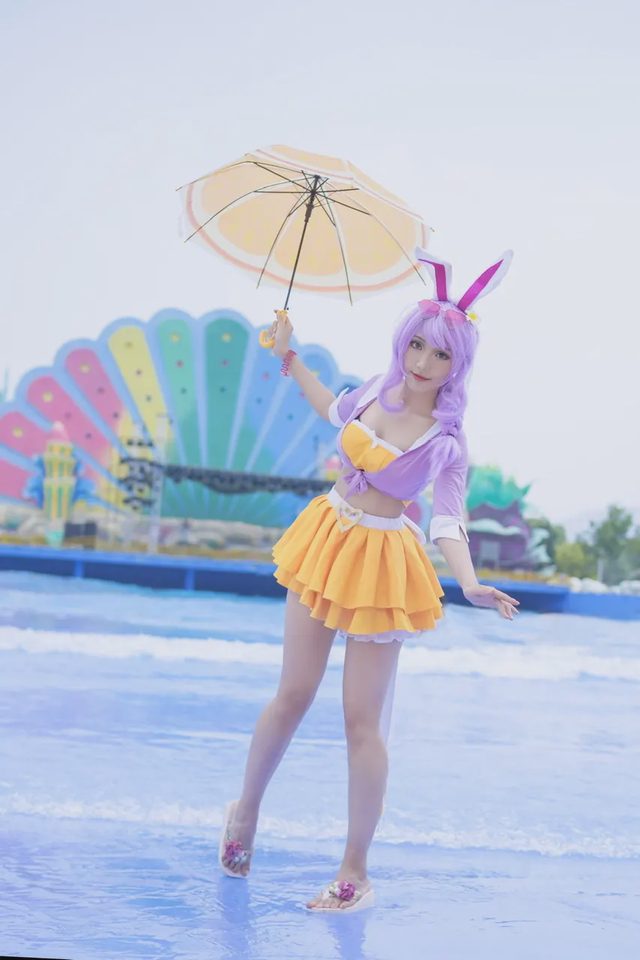叶唯唯 公孙离蜜橘之夏泳装Cosplay第 12 张图片