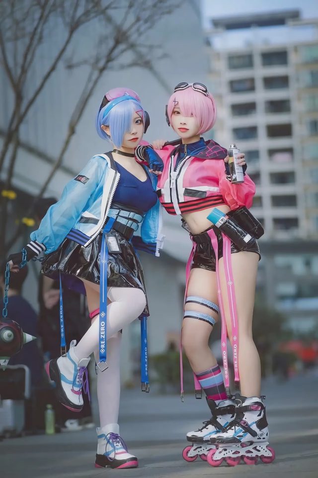 宫本桜 二佐Nisa 从零开始的异世界生活 蕾姆&拉姆 场照第 2 张图片
