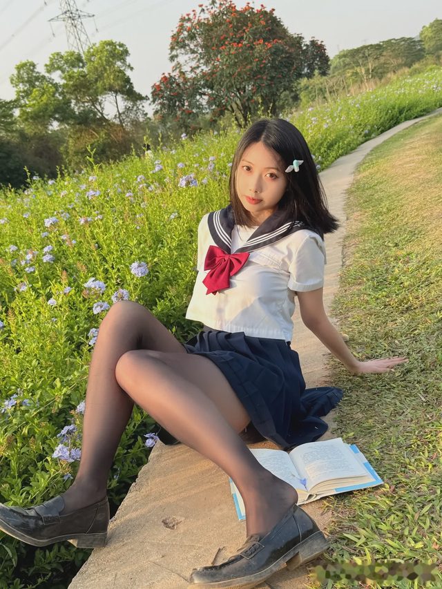 七只红豆 蓝花JK第 35 张图片