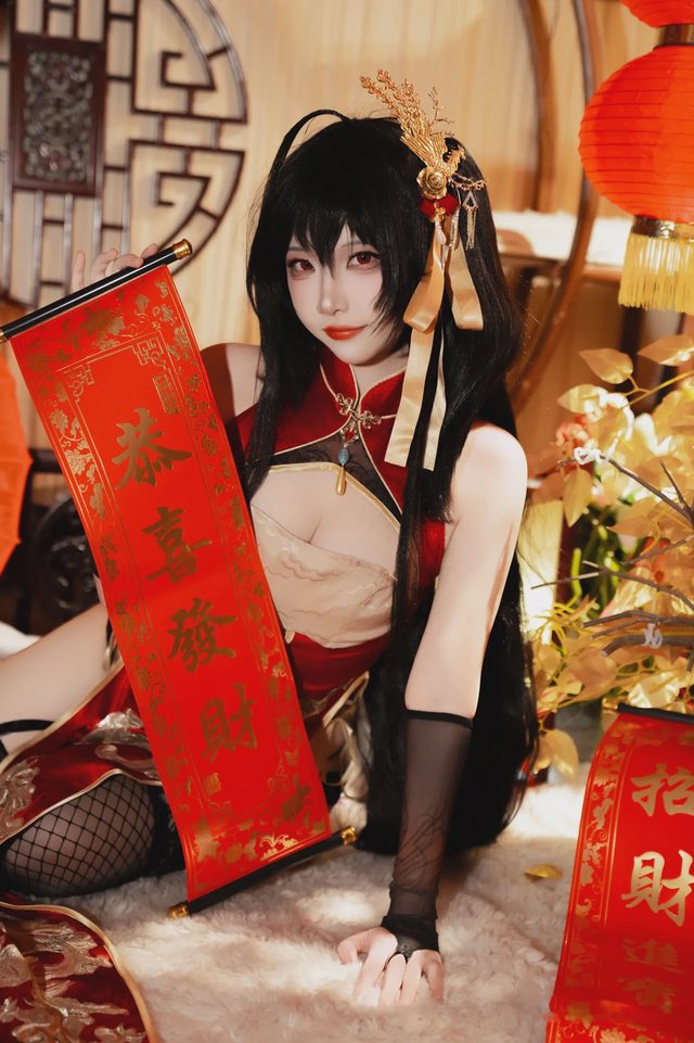 二佐Nisa 碧蓝航线 大凤 旗袍第 21 张图片