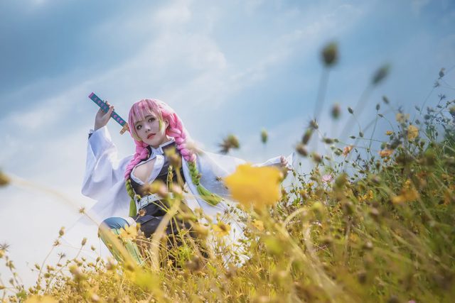 旺财大仙EX 鬼灭之刃 甘露寺蜜璃cosplay第 10 张图片