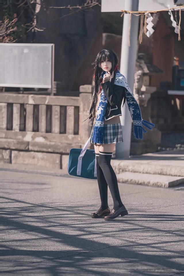 幼愛youmeko 我的青春恋爱物语果然有问题 雪之下雪乃 JK制服第 2 张图片