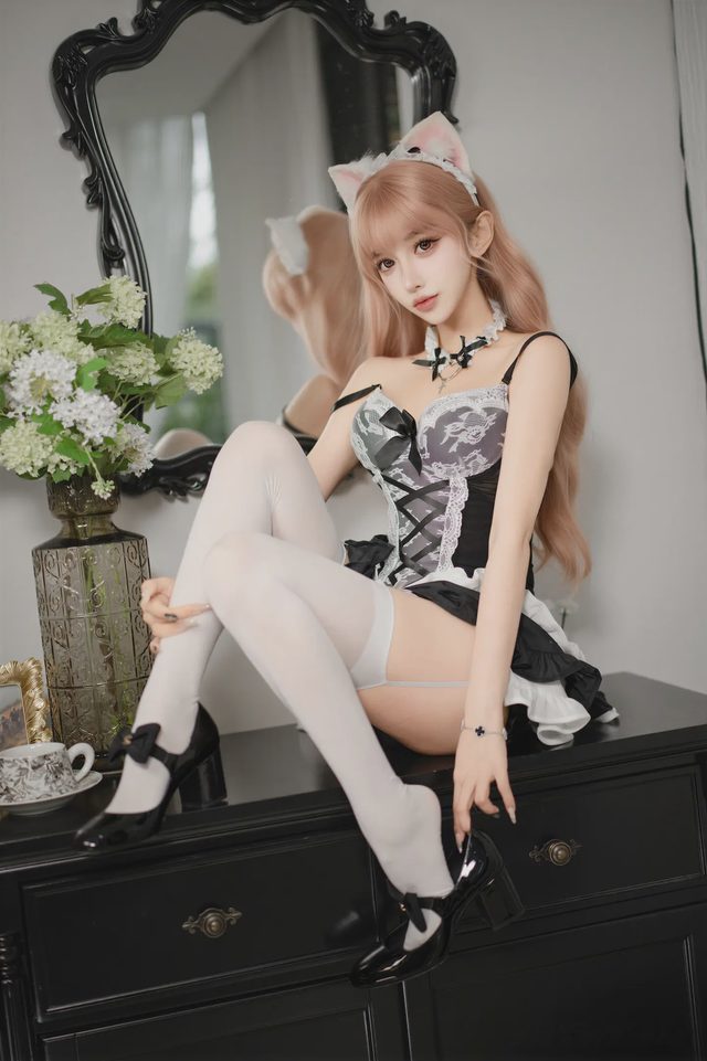 过期米线线喵 小猫女仆第 39 张图片