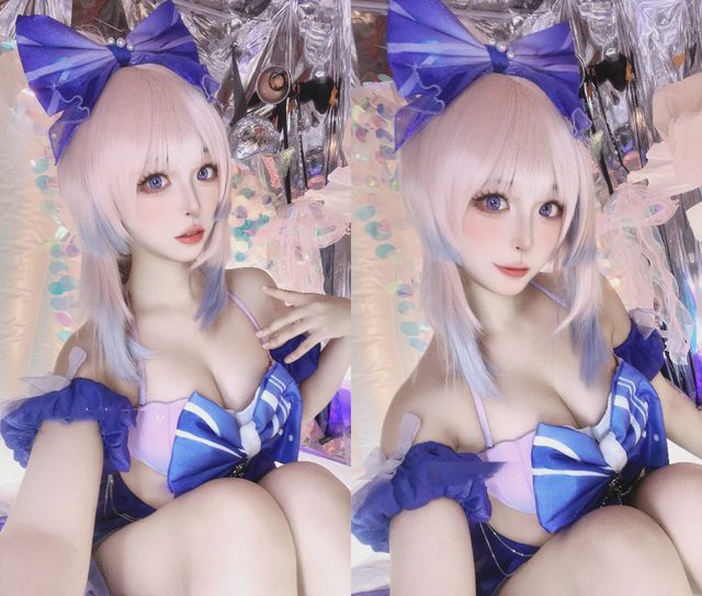 冉冉不甜v 《原神》珊瑚宫心海cosplay第 7 张图片