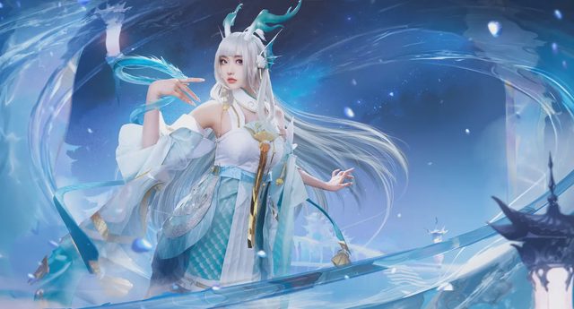 梁月曦Luna 王者荣耀 西施 游龙清影 cosplay第 4 张图片
