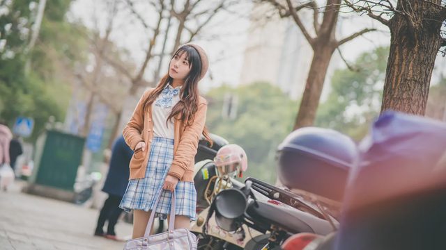 嘉霁，夜狸 JK私影第 13 张图片