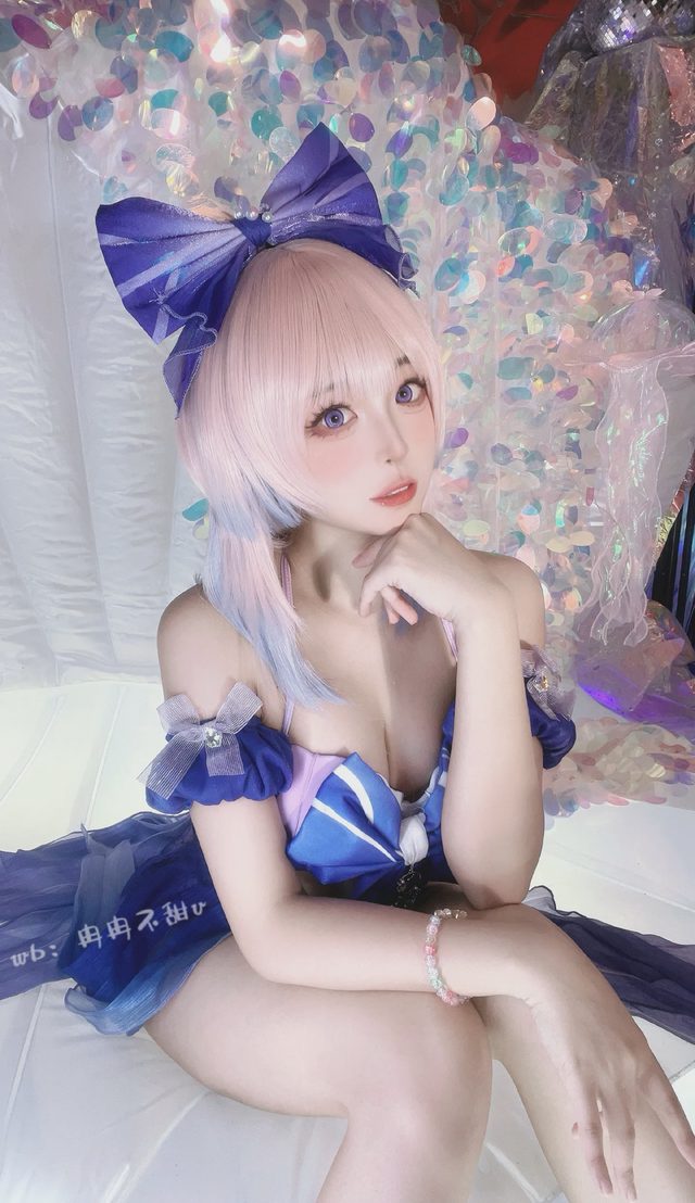 冉冉不甜v 《原神》珊瑚宫心海cosplay第 5 张图片